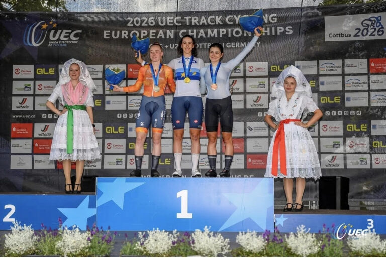 euro podium venturelli Points Race