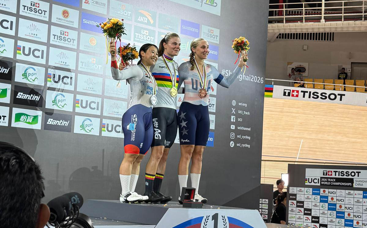 Megan Jastrab Wins Bronze in the Elimination Race at the...
